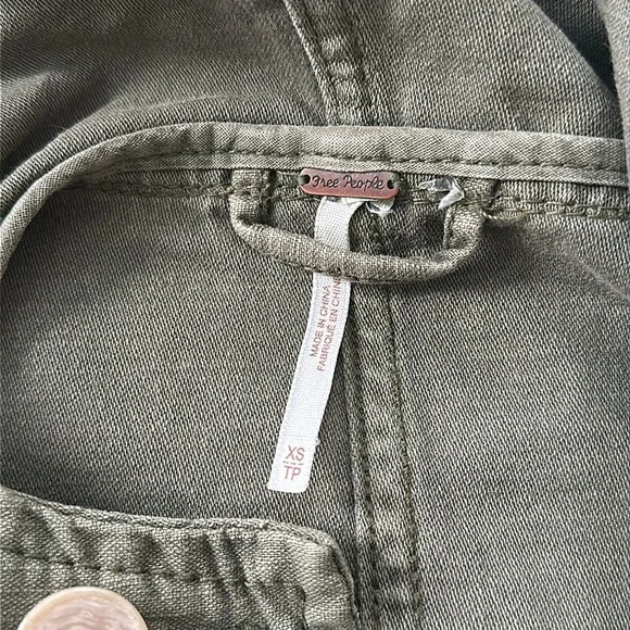 Free People‎ Joshua Tree Oversized Durable Utility Jacket Granola Girl Fall XS - Picture 10 of 14
